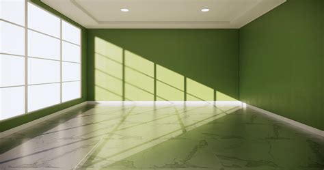 Empty Room With An Interior Green Wall Background 2018519 Stock Video
