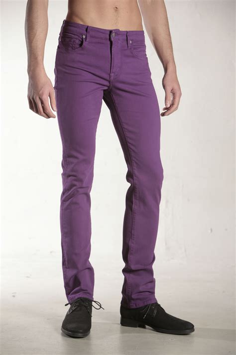 Purple Purple Jeans Mens Outfits Mens Jeans