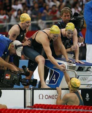 We did not find results for: Australia - Swimming - Beijing Olympics 2008 - Womens 4 x 100m Medley Relay ~ Emily Seebohm ...