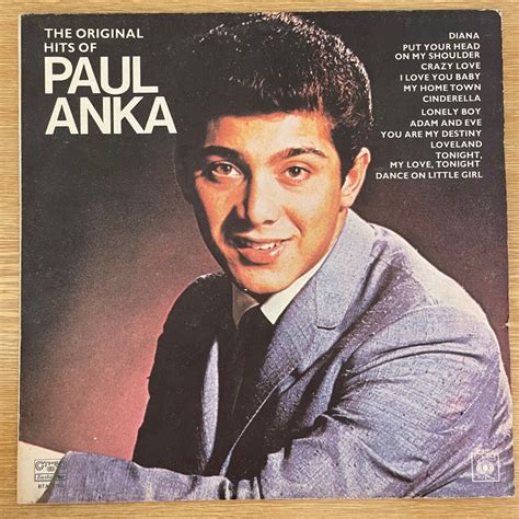 Paul Anka The Original Hits Of Paul Anka