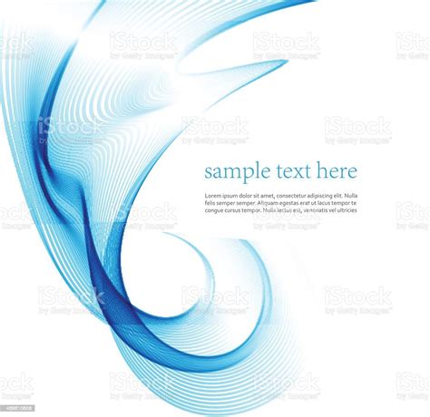 Wave Line Abstract Vector Illustration Stock Illustration Download