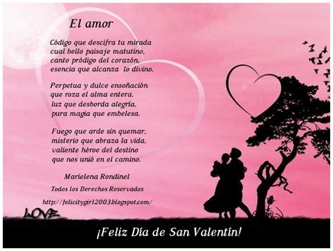 Imágenes De Poemas Para El Día De San Valentín