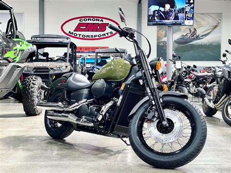 New 2023 Honda Shadow Phantom Adventure Green Motorcycles In Corona