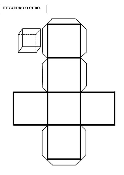 Construye Un Hexaedro O Cubo Material De Aprendizaje Figuras