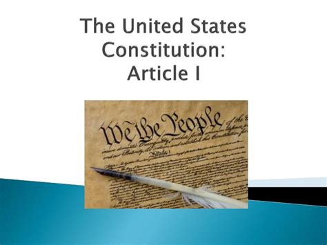 Ppt The United States Constitution Article I Powerpoint Presentation Id2806872