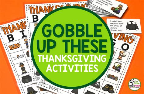 gobble up these thanksgiving activities freebie 1st grade pandamania
