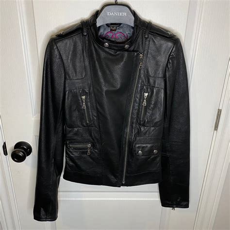 Danier Womens Vintage Genuine Leather Jacket Grailed