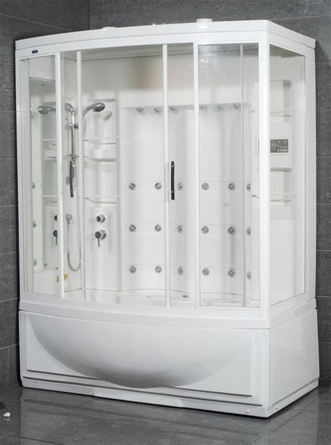 Whirlpool baths from leading brands at bargain prices. AmeriSteam ZAA210 Steam Shower Unit with Whirlpool Bathtub ...