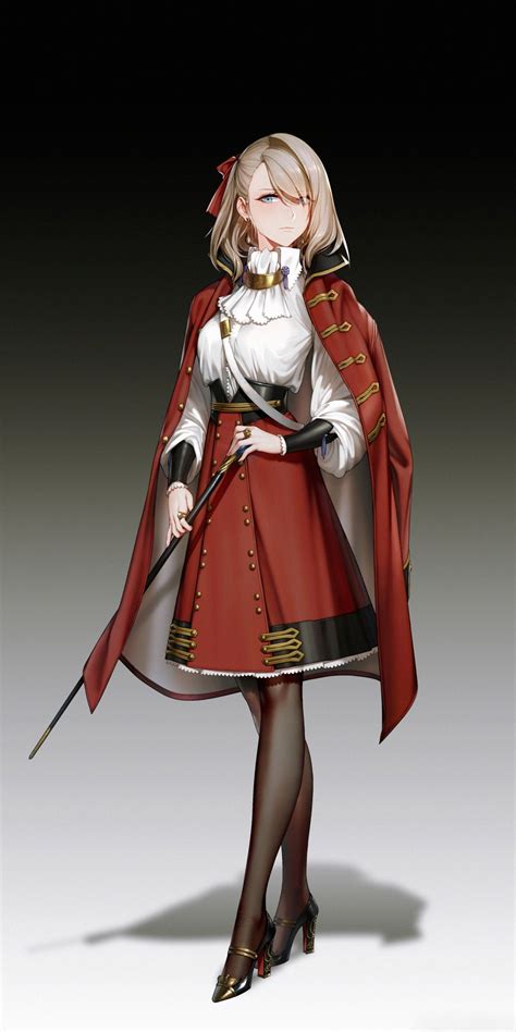 Download 1080x2160 Wallpaper Red Uniform Original Minimal Anime Girl Honor 7x Honor 9 Lite