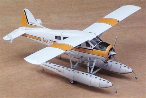 This Is The Dhc 2 Beaver Aircraft Paper Model In 132 Scale More One