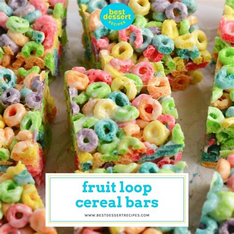 Froot Loops Cereal And Milk Bars Recipe Besto Blog