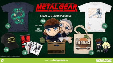 Metal Gear Solid Sneaks Onto Fangamer With New Merch Selection