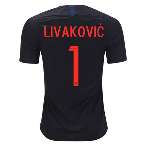 Order yours here for delivery or to collect in store. Dominik Livakovic 1 Croatia 2018 World Cup Away Soccer Jersey | Jersey, Soccer jersey, World cup