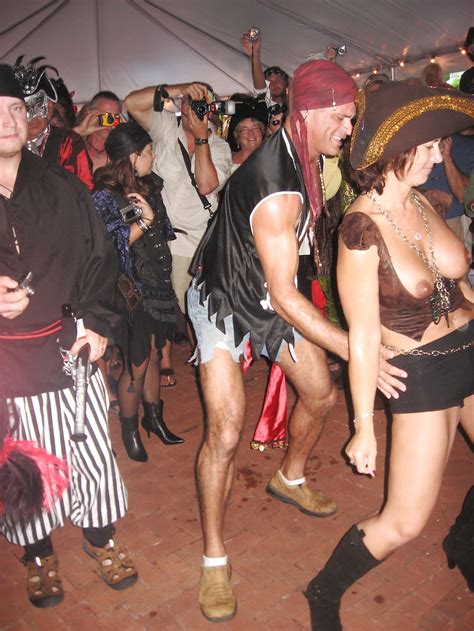Costume Party Pirate Showing Her Boobs And Nudeshots Free Download