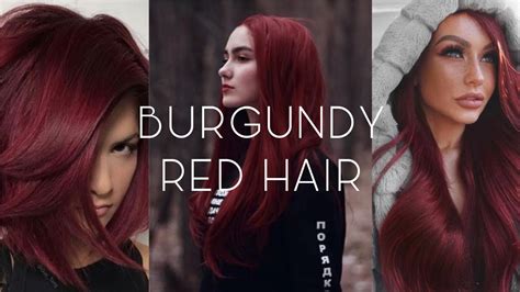 Burgundy Red Hair Subliminal Powerful Fast Permanent Results Secret Goddess Youtube