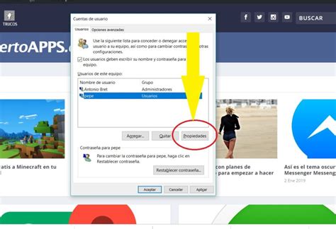 Cómo crear y eliminar una cuenta de usuario en Windows tusequipos com