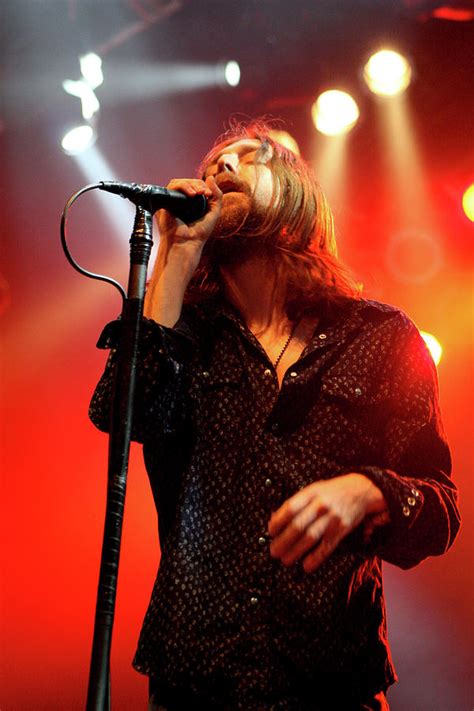 Singer Chris Robinson Of The Black Crowes Performs With The Blac