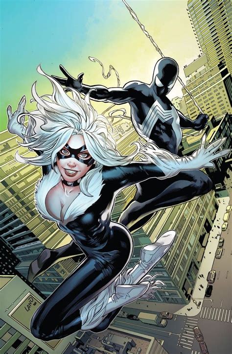 Symbiote Spider Man And Black Cat Black Cat Marvel Black Cat Comics