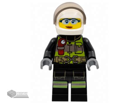 Lego Cty1355 Fire Reflective Stripes With Utility Belt And