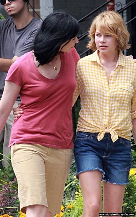 Michelle Williams Sarah Silverman On The Set From Her New Movie Take This Waltz Michelle