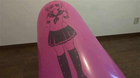 Anime Printed Balloon Inflation And Deflation 風船 Gl500 Youtube