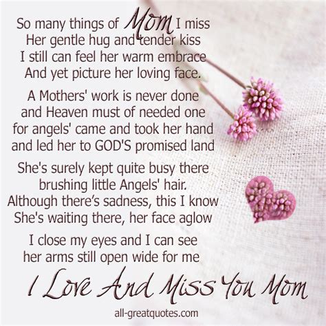 In Memory Of Mom Quotes Quotesgram