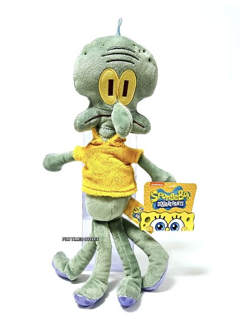 Squidward Plush Doll 10 Stuffed Animal Toy Spongebob Squarepants T