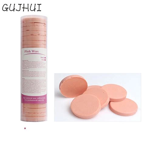 Gujhui 1box Rose Flavour No Strip Depilatory Hot Film Hard Wax Pellet Waxing Bikini Hair Removal
