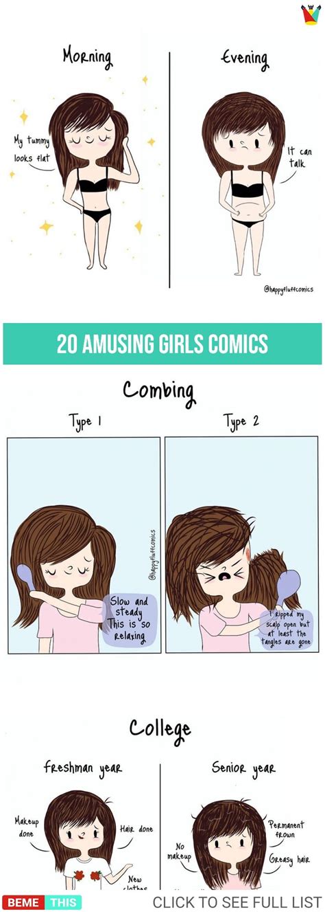 20 Amusing Comics That Every Girl Can Relate To Funny Relatable Comics Funny Comics Comics