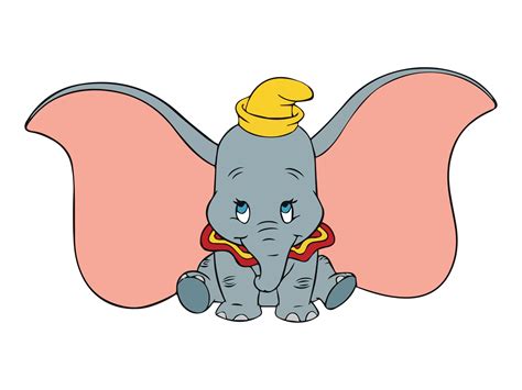 Instant Download Red Version Dumbo The Disney Elephant Digital Png Svg