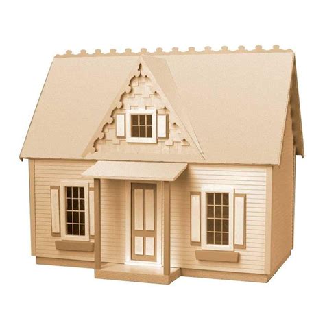 Houseworks Victorian Cottage Jr Dollhouse Kit 94588 The Home Depot