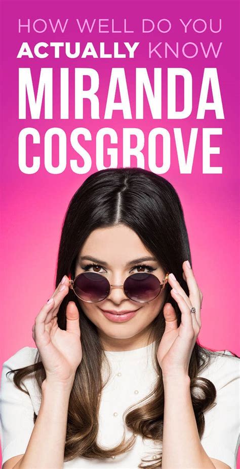 Is he using youurban mix. How Well Do You Actually Know Miranda Cosgrove?