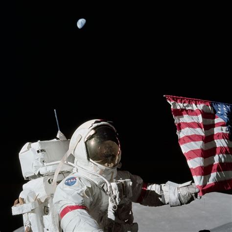December 1972 Eugene A Cernan Out On The Apollo 17s First