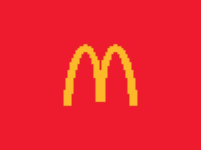 McDonald S Everyday Pixel Art Logo By Shalabh Singh Dribbble