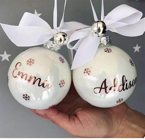 Rose Gold Christmas Decorations Cricut Christmas Ideas Personalised