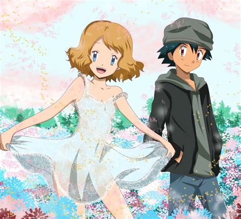 Pin By Patrick Sandlin On Amourshipping Love ♡ Pokemon Ash And Serena