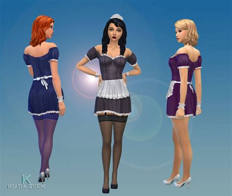 Ts2 Maid Outfit 💕 My Stuff Maid Outfit Outfits Sims 4 Mods Clothes