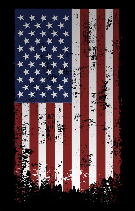 American Flag Vertical Wallpaper