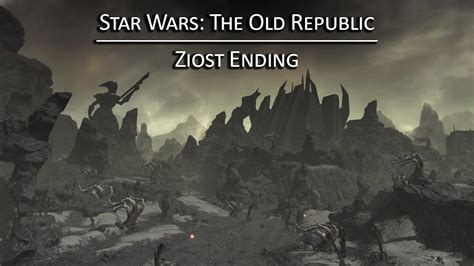 This is a private project, to show my love for swtor. SWTOR | Dead Center ~ For Ziost ~ The End of it All Ziost Ending ENG - YouTube