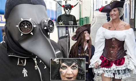 Goths And Vampires Take The Bracing Sea Air At Whitby Which Inspired