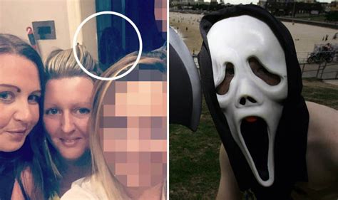 Freaky Scream Face Ghoul Photobombs A Mothers Selfie Uk News Uk