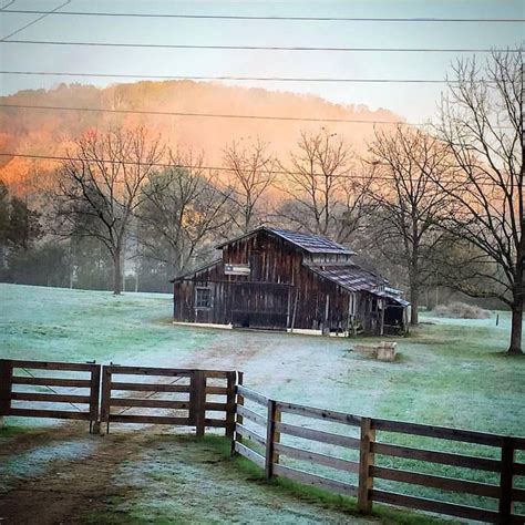 Franklin Tn Autumn Morning Nashville Tennessee Farm Life Country