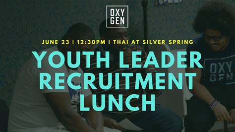 Youth Leader Recruitment Lunch — The Bridge A Christian Church In