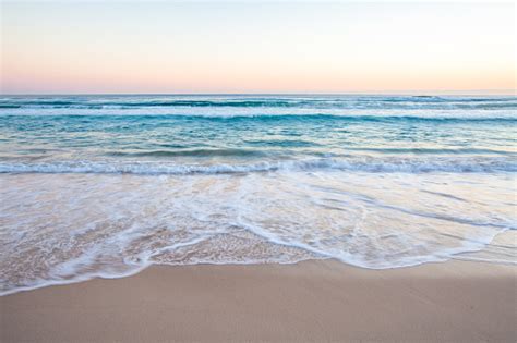 Ocean Waves On Sand Beach Stock Photo Download Image Now Beach
