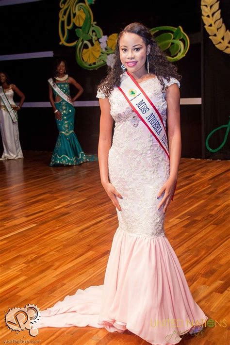 Miss United Nations 2014 Precious Chikwendu From Nigeria Wearing