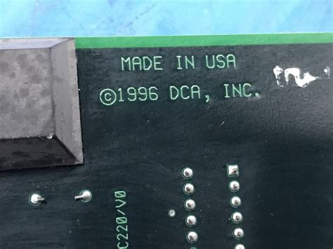 Used Dca 25054 2 Nc220v0 Video Processing Circuit Board Card Isc Isa W10 14 9 Ebay