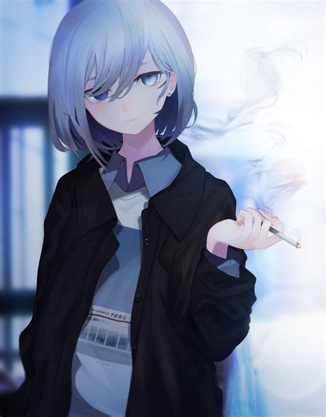 Cool Anime Pfp Smoking Anime Cigarette Smoke Animeboy Animeaesthetic