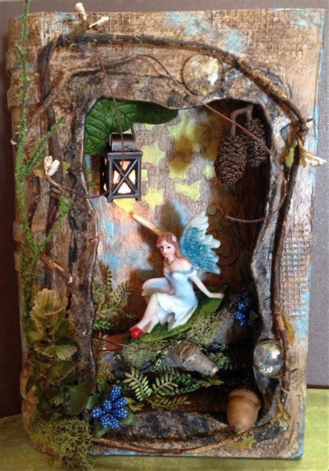 Fairy In Woodsy Book Diorama