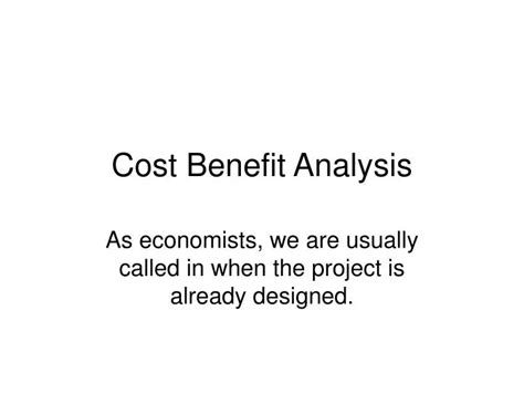 Ppt Cost Benefit Analysis Powerpoint Presentation Free Download Id 963137