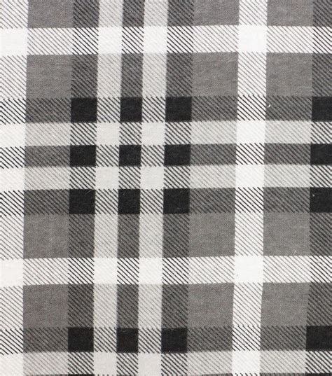 Gray Plaid Super Snuggle Flannel Fabric Joann
